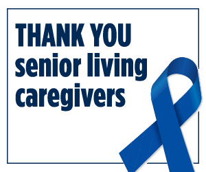 Ribbon for senior living caregivers